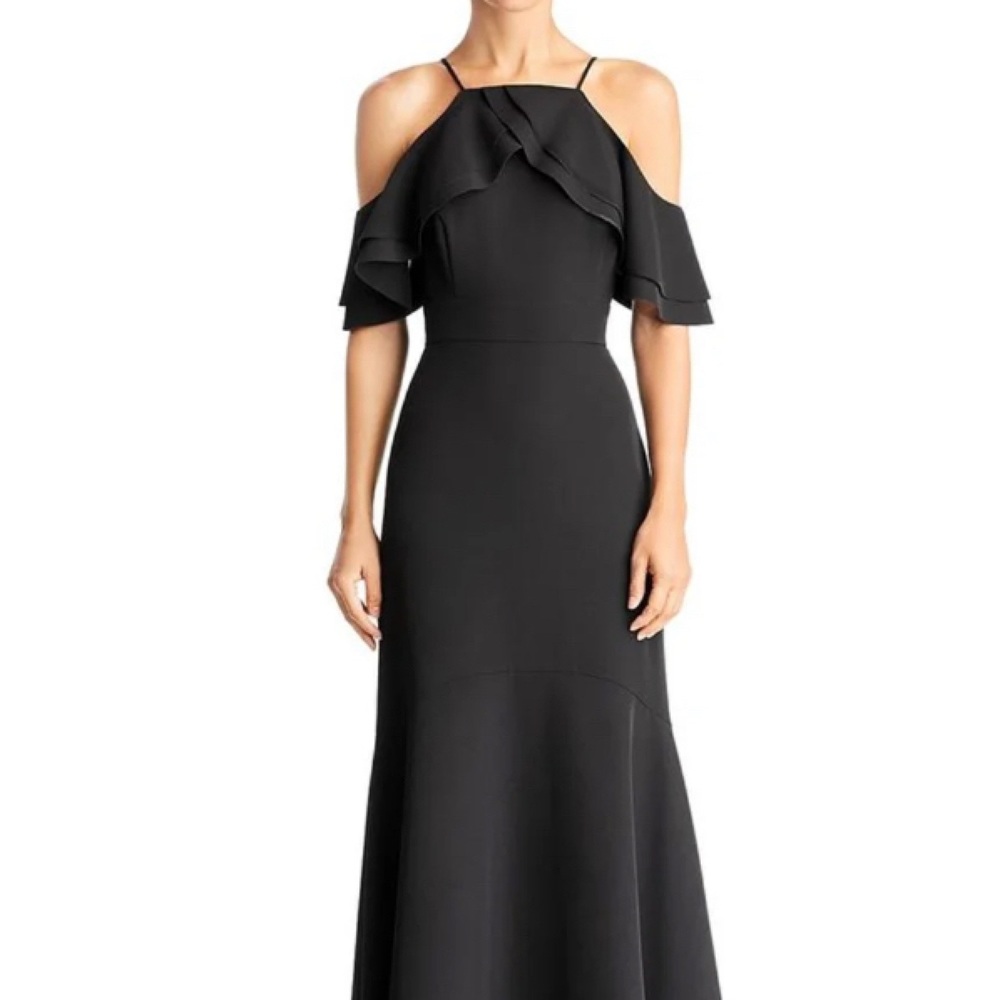 NWT black laundry by shelli segal gown